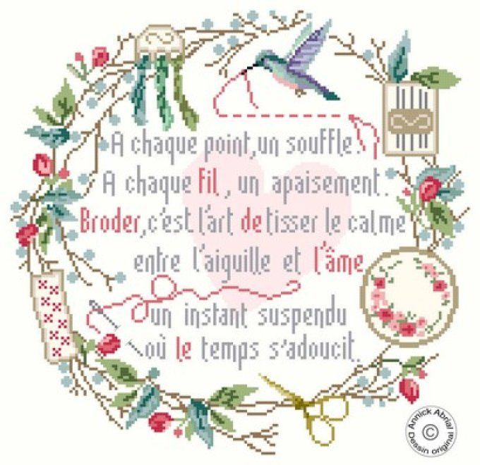 Point de croix ©Annick Abrial
