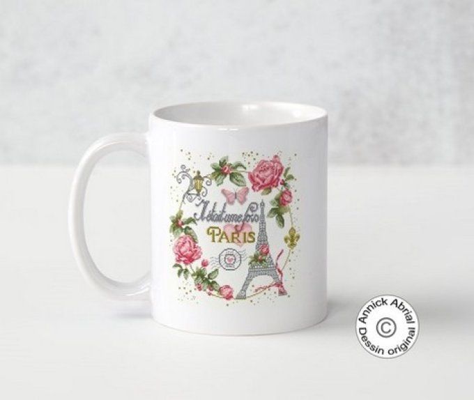 Mug illustré d'un dessin de Annick Abrial